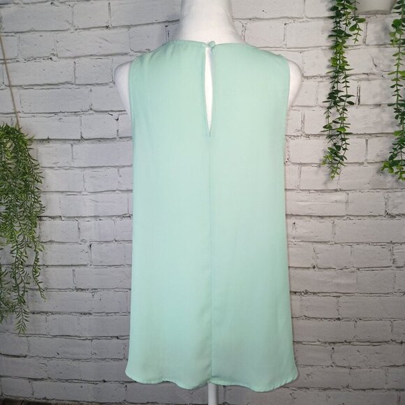 UMGEE USA TANK TOP BLUE TEAL COLOR EMBROIDERED AZTEC DESIGN SIZE LARGE - Picture 2 of 9